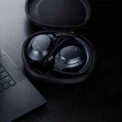 RAZER 雷蛇 Opus寂星鲨 耳罩式头戴式降噪蓝牙耳机 经典黑