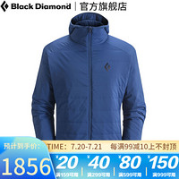 Black Diamond /黑钻/BD 男款户外休闲旅行徒步黎明曙光连帽保暖服 Y4FG 牛仔蓝 L