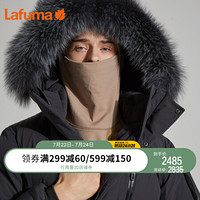 LAFUMA乐飞叶羽绒服男士2019冬季蓄热保暖狐狸毛领鹅绒长款  LMJU9D410 黑色BK 180/100A(50)