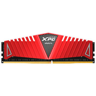 ADATA 威刚 XPG系列 威龙 Z1 DDR4 2666MHz 台式机内存 马甲条 红色 8GB