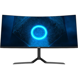 MSI 微星 PAG343CQR 34英寸 VA 曲面 G-sync FreeSync 显示器（3440×1440、144Hz、110%sRGB、HDR400）