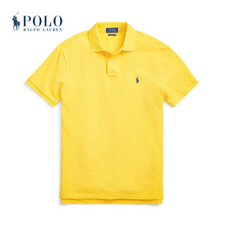 Ralph Lauren/拉夫劳伦男装 2020年春季定制修身版型网球衫polo衫12015 700-黄色 S