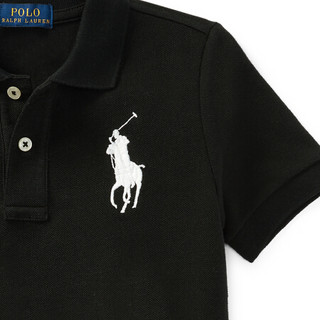 Ralph Lauren/拉夫劳伦男童 2020年春季Big Pony棉质网眼Polo衫33300 001-黑色 5