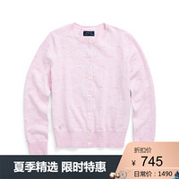 Ralph Lauren/拉夫劳伦女童 2020年春季心形针织开襟衫32842 650-粉红色 M