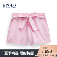 Ralph Lauren/拉夫劳伦女童 2020年春季腰带牛津布短裤33435 650-粉红色 3/3T