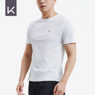 Keep 经典男子速干T恤 运动健身跑步训练百搭短袖透气排汗 白色 XL