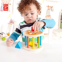 Hape积木滚滚乐1-2-3岁宝宝男女孩智力 儿童益智玩具分类积木盒