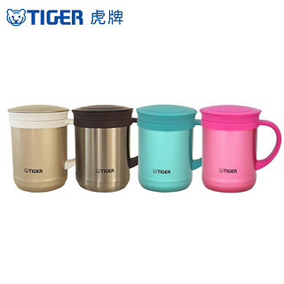 TIGER 虎牌 保温杯CWM-A035茶滤网304不锈钢办公杯男水杯正品350ml