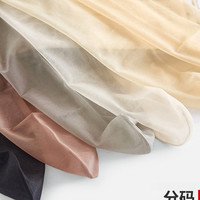 梦娜丝袜女光腿超薄款连裤防勾丝大码加长筒隐形透明夏天肉色菠萝