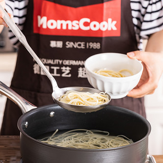 Momscook 慕厨 304不锈钢锅铲 汤勺铲勺滤勺漏铲火锅勺一体炊具炒菜铲子厨具套装