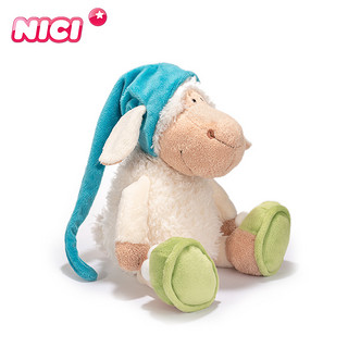 NICI 睡帽羊公仔娃娃可爱毛绒玩具