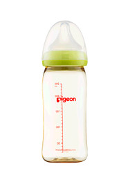 pigeon 贝亲 宽口径PPSU奶瓶 160ml SS号奶嘴