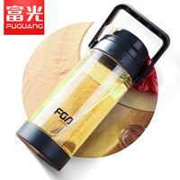富光1.5L塑料冷水壶 大容量运动户外水杯 便携防漏创意茶水杯子