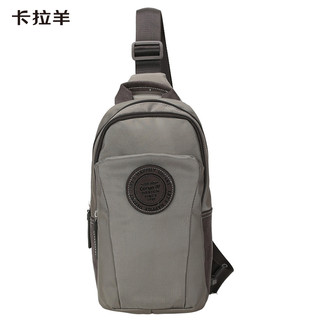 卡拉羊夏季新款休闲胸包韩版潮单肩包胸挎包胸前小斜挎包运动包