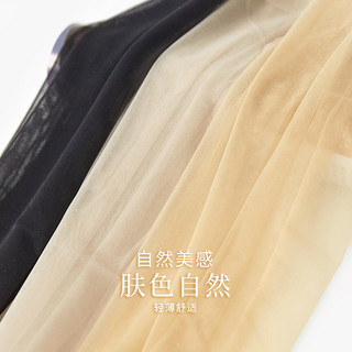 梦娜鱼嘴露趾袜子女连裤防勾丝超薄款长筒丝袜黑肉色春秋打底隐形