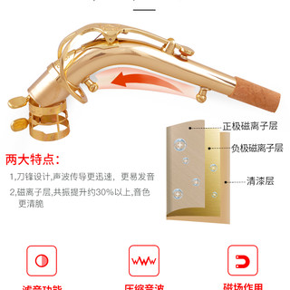 美德威降E调中音萨克斯风儿童初学者大众西洋管乐器大全saxophone