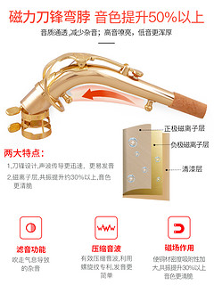 美德威降E调中音萨克斯风儿童初学者大众西洋管乐器大全saxophone