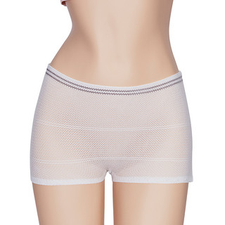 贝莱康产妇专用弹力网眼内裤一次性方便穿脱透气舒适可调2条装