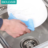 BELO百露一次性无纺布抹布吸水不易掉毛加厚厨房抹布洗碗布