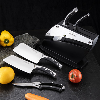 momscook 6件套刀 厨房刀具套装菜刀优质不锈钢锋利套刀不生锈