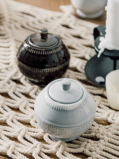 亿嘉复古美式咖啡杯碟套装工业风马克水杯子水壶陶瓷咖啡壶尼罗河