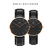 Daniel Wellington DanielWellington  dw手表情侣表黑色男女皮带腕表 官方正品