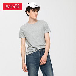Baleno 班尼路 男士全棉短袖T恤 2件装