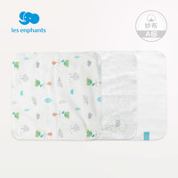 丽婴房衣服配饰男女宝宝纯棉纱布手帕3条装（28*28cm）婴儿口水巾