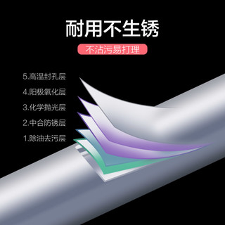 宝优妮太空铝厨房置物架壁挂刀架调料架子家用用品大全厨具收纳架