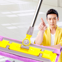 宝优妮拖把平板家用干湿两用懒人拖布墩布地拖可旋转擦木地板托把