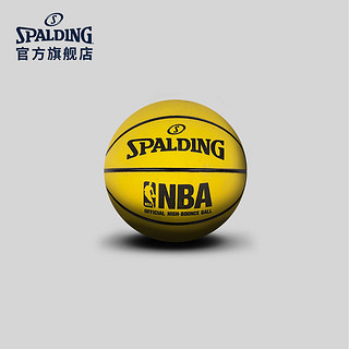 斯伯丁官方旗舰店高弹力空心胶球橡胶迷你球NBA LOGO系列