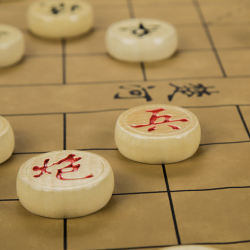 HANXIANG 函翔 KS 8735 纸盒象棋 皮革棋盘 木色