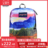 JANSPORT 杰斯伯 旗舰店个性时尚特色印花潮流时尚男女双肩背包TRS7