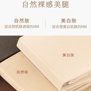 梦娜丝袜女春秋薄款连裤袜防勾丝天鹅绒打底袜长筒中厚光腿黑肉色