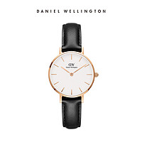 Daniel Wellington Danielwellington 简约 28mm女士皮革表带 ins风欧美女表dw手表女