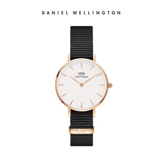 Danielwellington 丹尼尔惠灵顿dw手表女28mm小表盘黑色织纹女表 报价价格评测怎么样 什么值得买