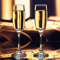 鸥欣 Ocean进口香槟杯气泡酒高脚杯玻璃红酒鸡尾酒杯家用套装两只