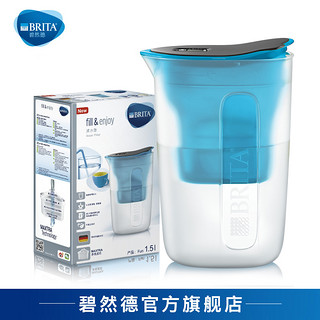 BRITA 碧然德 滤水壶便携式Fun funky纯趣系列1.5L家用净水壶净水器