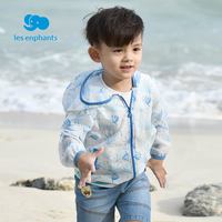 丽婴房童装男童皮肤衣时尚休闲连帽外套儿童印图空调服上衣春秋款