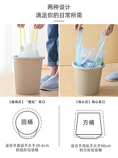 家用加厚垃圾袋非背心式手提式酒店批发一次性厨房分类塑料袋