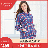 日本犬印孕妇睡衣春季套装哺乳期家居服薄款产妇春季喂奶衣服套装