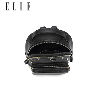 【惠】ELLE女包新品90060时尚PU铆钉造型双肩背包休闲旅游包