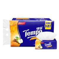 Tempo 得宝 抽纸  苹果木味 4层*90抽*4包（160*195mm）