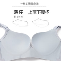 都市丽人 COSMO LADY官方旗舰店2件文胸套装女无钢圈小胸聚拢无痕内衣2B8535