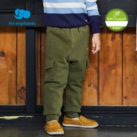 丽婴房童装男童保暖裤子冬装儿童厚款棉裤宝宝夹棉针织牛仔裤新款