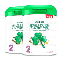 BEINGMATE 贝因美 绿爱系列 较大婴儿奶粉 国行版 2段 800g*2罐