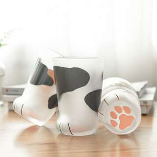网易严选日本制造猫爪杯凉水杯玻璃个性创意时尚可爱男女情侣杯子