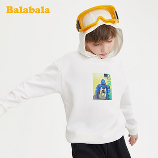 巴拉巴拉男童套头连帽卫衣儿童上衣中大童衣服韩版洋气百搭时尚潮