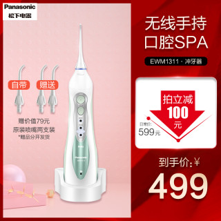 Panasonic 松下ewm1311冲牙器 松下冲牙器便携式家用电动洗牙机声波气泡水流口腔冲洗器ewm1311 报价价格评测怎么样 什么值得买