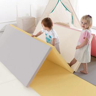 韩国原装进口 帕克伦宝宝加厚4cm折叠爬行垫爬爬游戏垫婴儿童地垫